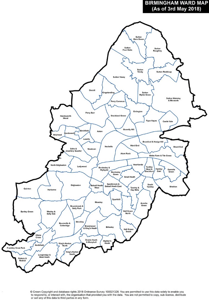 Ward map